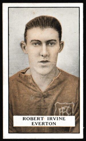 Gallaher - 'Famous Footballers (Green)' (1925) - Robert Ervine (Everton)