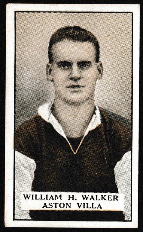 Gallaher - 'Famous Footballers (Green)' (1925) - William H. Walker (Aston Villa) Gallaher - 'Famous Footballers (Green)' (1925) - William H. Walker (Aston Villa)