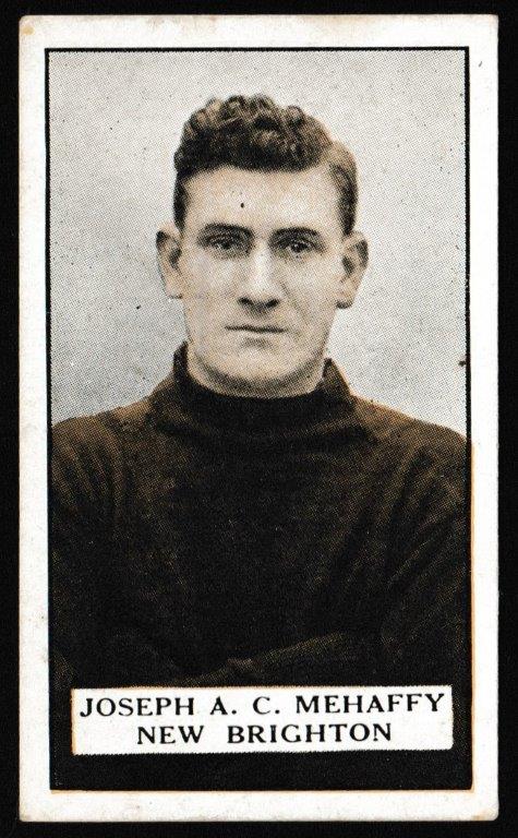Gallaher - 'Famous Footballers (Green)' (1925) - Jospeh A.C. Mehaffy (New Brighton) Gallaher - 'Famous Footballers (Green)' (1925) - Jospeh A.C. Mehaffy (New Brighton)
