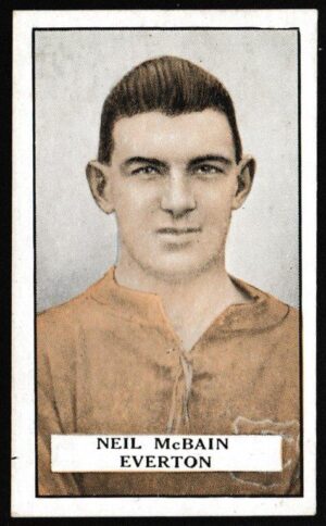Gallaher - 'Famous Footballers (Green)' (1925) - Neil McBain (Everton) Gallaher - 'Famous Footballers (Green)' (1925) - Neil McBain (Everton)