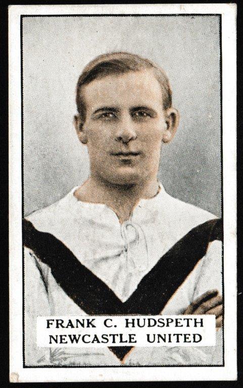 Gallaher - 'Famous Footballers (Green)' (1925) - Frank C. Hudspeth (Newcastle) Gallaher - 'Famous Footballers (Green)' (1925) - Frank C. Hudspeth (Newcastle)