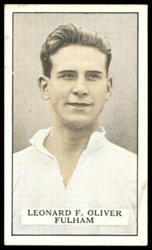 Gallaher - 'Famous Footballers (Brown)' (1926) - #24 - Leonard F. Oliver (Fulham)