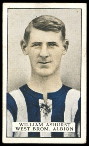 Gallaher - 'Famous Footballers (Brown)' (1926) - #27 - Wm. Ashurst (West Bromwich Albion)
