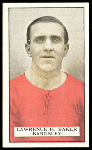 Gallaher - 'Famous Footballers (Brown)' (1926) - #30 - Lawrence Henry Baker (Barnsley)