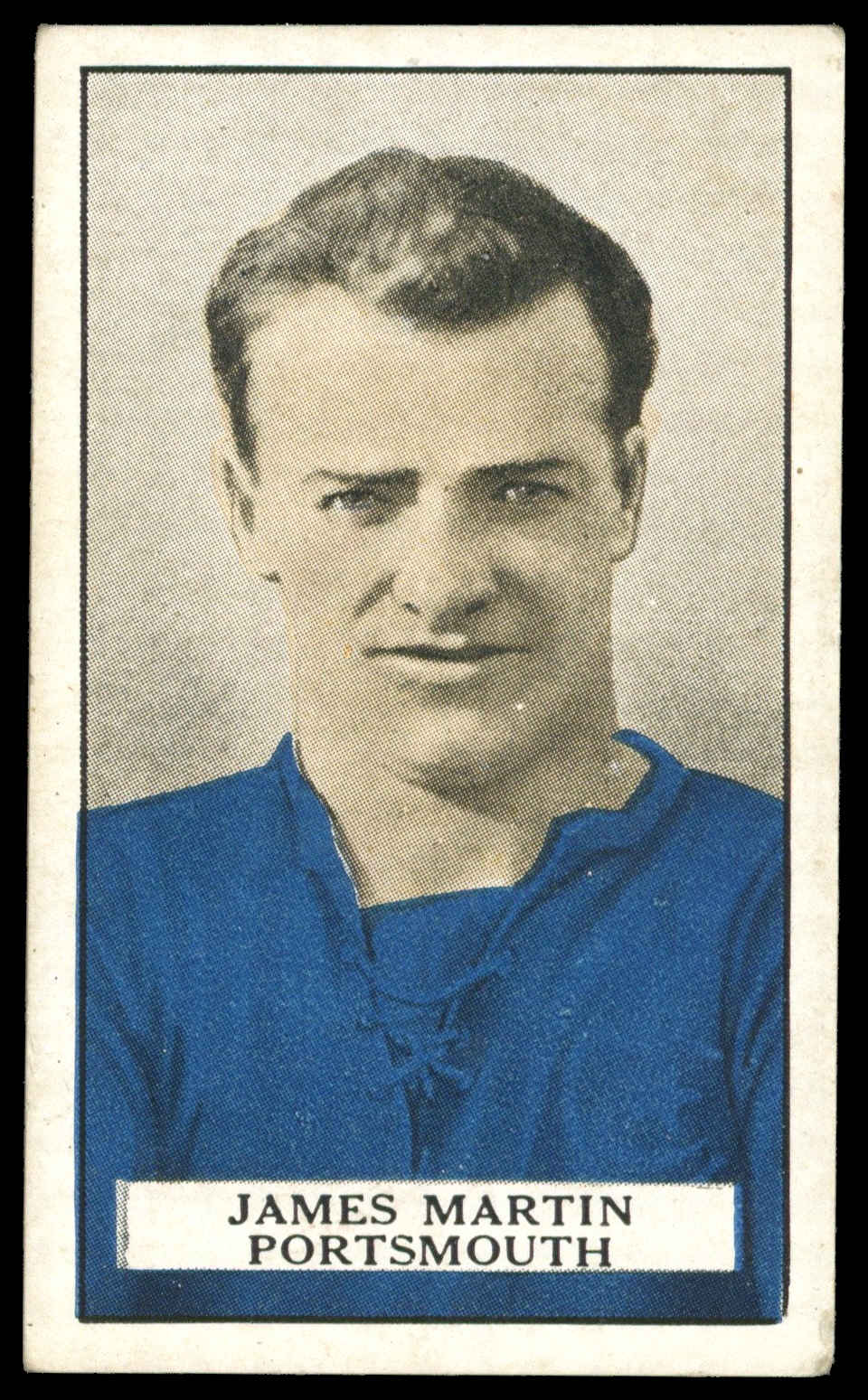 Gallaher - 'Famous Footballers (Brown)' (1926) - #40 - James Martin (Portsmouth) Gallaher - 'Famous Footballers (Brown)' (1926) - #40 - James Martin (Portsmouth)
