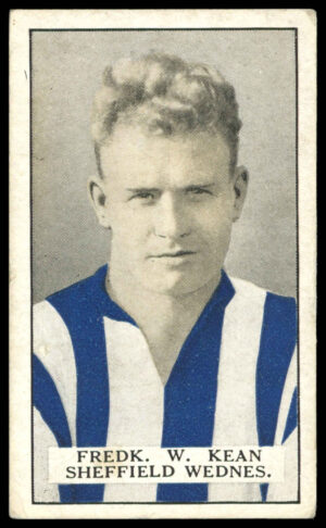 Gallaher - 'Famous Footballers (Brown)' (1926) - #5 - Frederick W. Kean (Sheffield Wednesday)