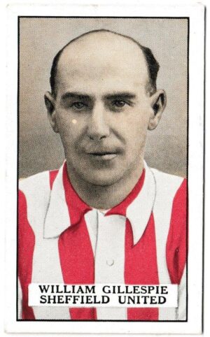 Gallaher - 'Famous Footballers (Brown)' (1926) - Wm. Gillespie (Sheffield United)