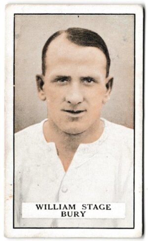 Gallaher - 'Famous Footballers (Brown)' (1926) - Wm. Stage (Bury)