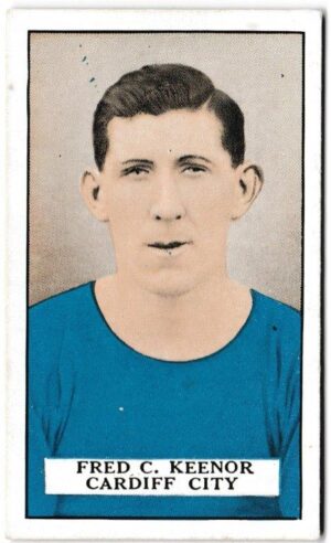 Gallaher - 'Famous Footballers (Brown)' (1926) - Frederick C. Keenor (Cardiff City) Gallaher - 'Famous Footballers (Brown)' (1926) - Frederick C. Keenor (Cardiff City)