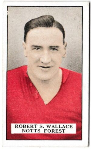 Gallaher - 'Famous Footballers (Brown)' (1926) - Robert S. Wallace (Nottingham Forest)