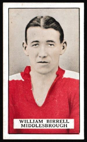 Gallaher - 'Famous Footballers (Brown)' (1926) - William Burrell (Middlesbrough)