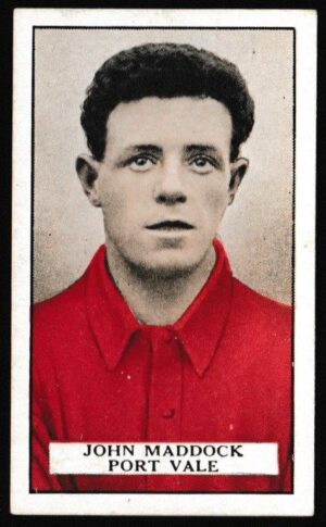 Gallaher - 'Famous Footballers (Brown)' (1926) - John Maddock (Port Vale)