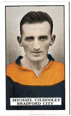 Gallaher - 'Famous Footballers (Brown)' (1926) - Michael Gilhooley (Bradford City)