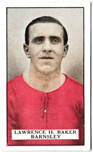 Gallaher - 'Famous Footballers (Brown)' (1926) - Lawrence Henry Baker (Barnsley)