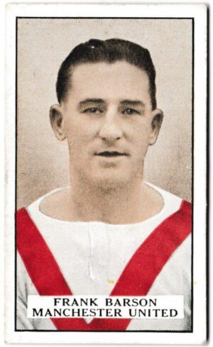 Gallaher - 'Famous Footballers (Brown)' (1926) - Frank Barson (Mancheser United)