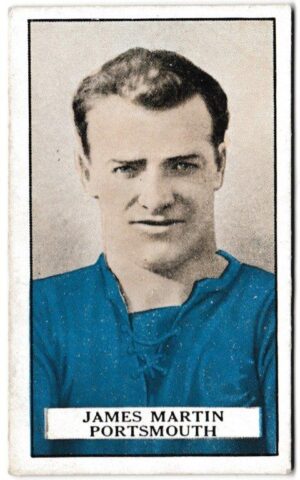 Gallaher - 'Famous Footballers (Brown)' (1926) - James Martin (Portsmouth)