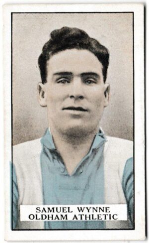 Gallaher - 'Famous Footballers (Brown)' (1926) - Samuel Wynne (Oldham Athletic)