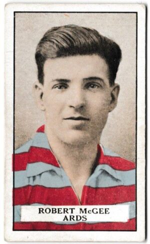 Gallaher - 'Famous Footballers (Brown)' (1926) - Robert MdGee (Ards)