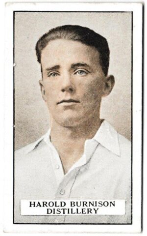 Gallaher - 'Famous Footballers (Brown)' (1926) - Harold Burnison (Distillery)