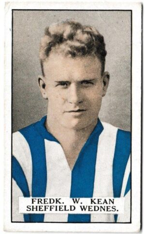Gallaher - 'Famous Footballers (Brown)' (1926) - Frederick W. Kean (Sheffield Wednesday)