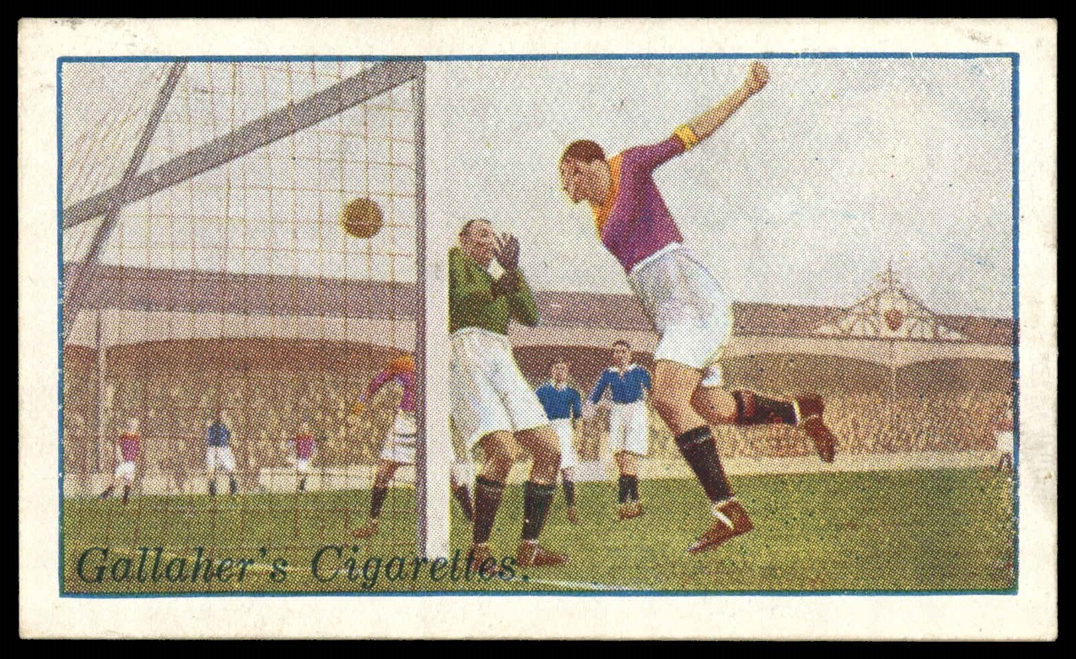 Gallaher - 'Footballers (Red)' (1928) - Bradford City v Nelson Gallaher - 'Footballers (Red)' (1928) - Bradford City v Nelson