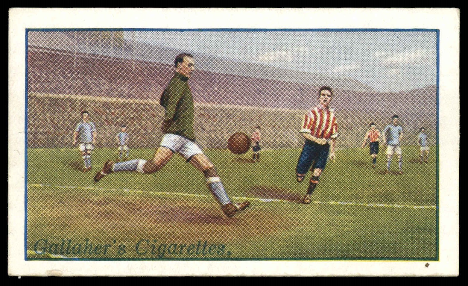 Gallaher - 'Footballers (Red)' (1928) - Sheffield Utd v Cardiff City Gallaher - 'Footballers (Red)' (1928) - Sheffield Utd v Cardiff City