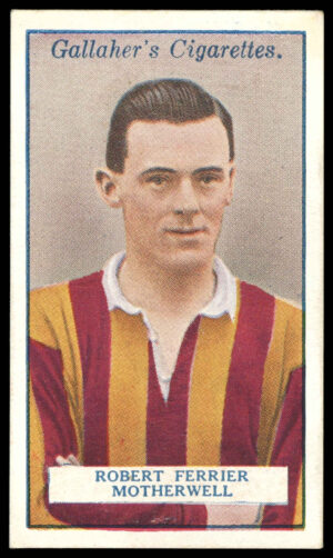Gallaher - 'Footballers (Red)' (1928) - R. Ferrier (Motherwell)