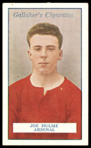 Gallaher - 'Footballers (Red)' (1928) - J. Hulme (Arsenal)