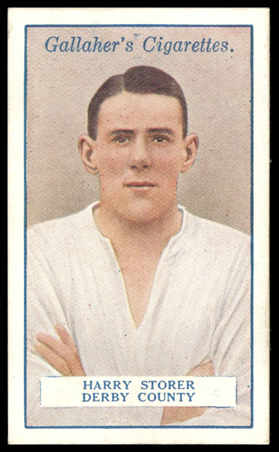 Gallaher - 'Footballers (Red)' (1928) - H. Storer (Derby County) Gallaher - 'Footballers (Red)' (1928) - H. Storer (Derby County)