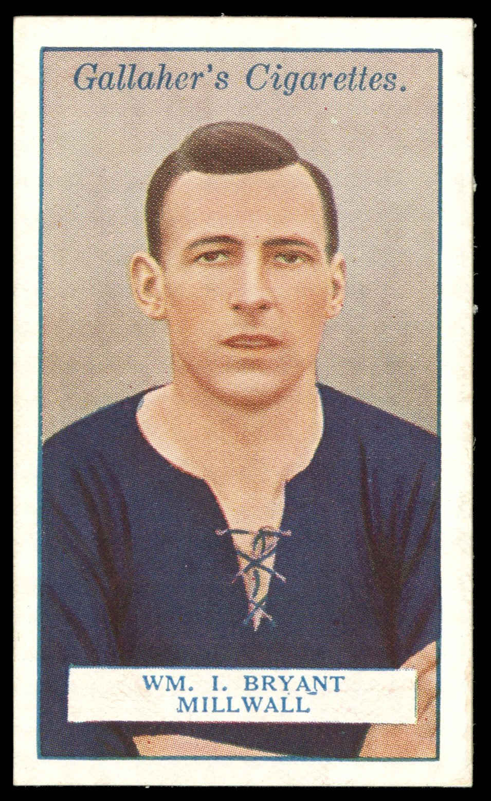 Gallaher - 'Footballers (Red)' (1928) - W.I. Bryant (Millwall) Gallaher - 'Footballers (Red)' (1928) - W.I. Bryant (Millwall)