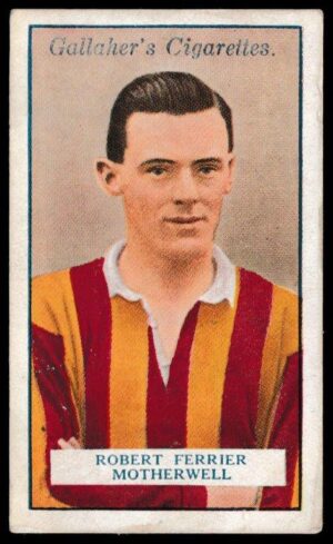 Gallaher - 'Footballers (Red)' (1928) - R. Ferrier (Motherwell)