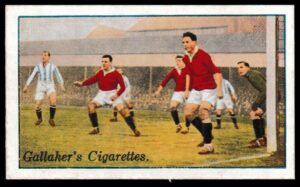 Gallaher - 'Footballers (Red)' (1928) - Leeds Utd v Port Vale Gallaher - 'Footballers (Red)' (1928) - Leeds Utd v Port Vale