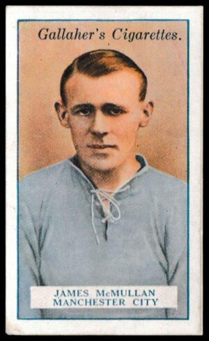 Gallaher - 'Footballers (Red)' (1928) - J. McMullan (Manchester City)