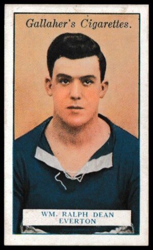 Gallaher - W.R. Dean (Everton) - 'Footballers (Red)' (1928)