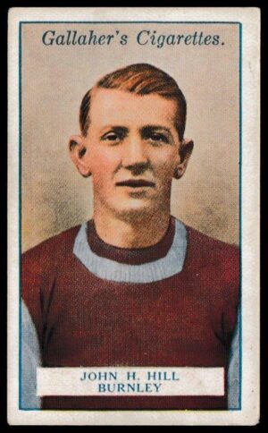 Gallaher - 'Footballers (Red)' (1928) - J.H. Hill (Burnley)