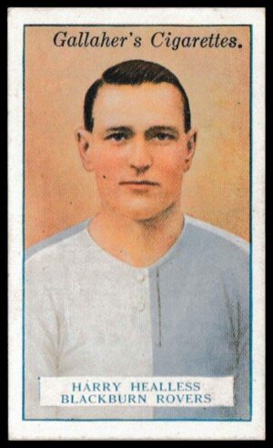 Gallaher - 'Footballers (Red)' (1928) - H. Healless (Blackburn Rovers)