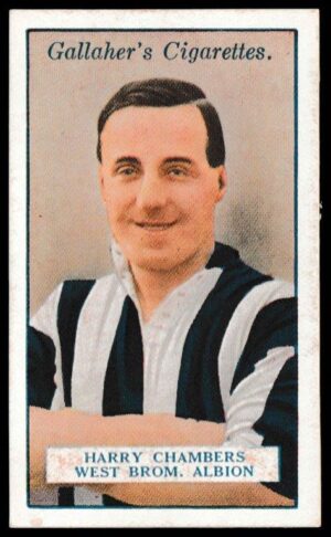 Gallaher - 'Footballers (Red)' (1928) - H. Chambers (West Bromwich Albion)