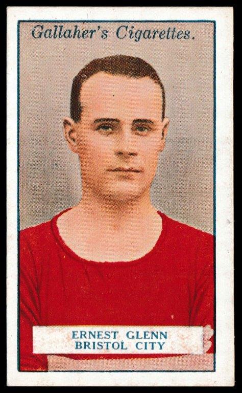 Gallaher - 'Footballers (Red)' (1928) - E. Glenn (Bristol City) Gallaher - 'Footballers (Red)' (1928) - E. Glenn (Bristol City)