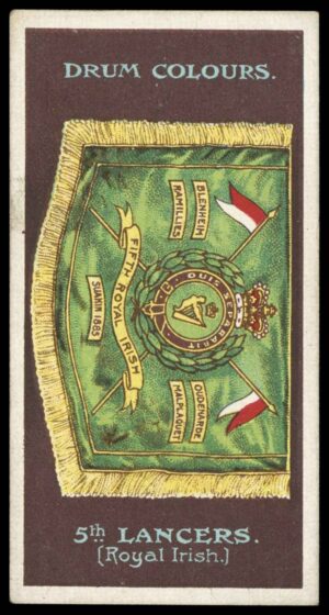 Gallaher - 'Regimental Colours & Standards' (1899) - 5th Lancers (Royal Irish)