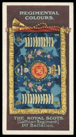 Gallaher - 'Regimental Colours & Standards' (1899) - Royal Scots (Lothian Regiment) 1st Battalion