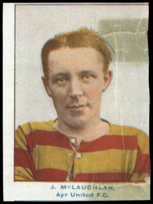 Glasgow Weekly Mail - 'Series of Famous Footballers' (1913) - J. McLaughlan (Ayr United)