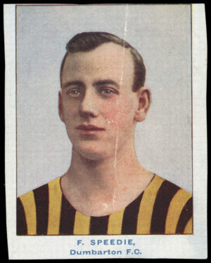 Glasgow Weekly Mail - 'Series of Famous Footballers' (1913) - F. Speedie (Dumbarton)