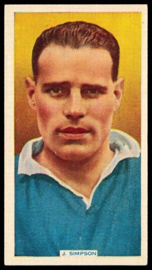 Phillips (Godfrey) - 'Soccer Stars' - Card #20 - J. Simpson (Rangers)