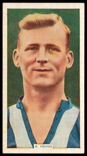 Phillips (Godfrey) - 'Soccer Stars' - Card #21 - A. Young (Huddersfield)