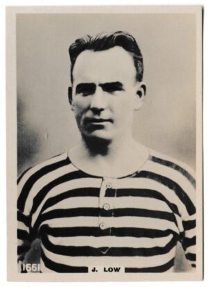 Phillips (Godfrey) - 'Pinnace Footballers (Large)' (1922) - Card #1661 - J. Low (Ayr United)