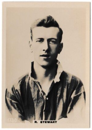 Phillips (Godfrey) - 'Pinnace Footballers (Large)' (1922) - Card #1730 - R. Stewart (Norwich City)