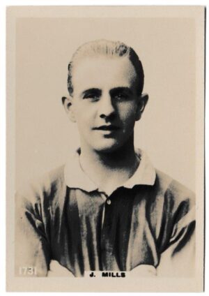 Phillips (Godfrey) - 'Pinnace Footballers (Large)' (1922) - Card #1731 - J. Mills (Norwich City)
