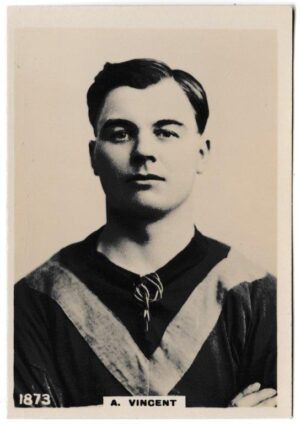 Phillips (Godfrey) - 'Pinnace Footballers (Large)' (1922) - Card #1873 - A. Vincent (Durham)