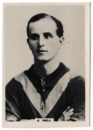 Phillips (Godfrey) - 'Pinnace Footballers (Large)' (1922) - Card #1883 - J. Hall (Durham)
