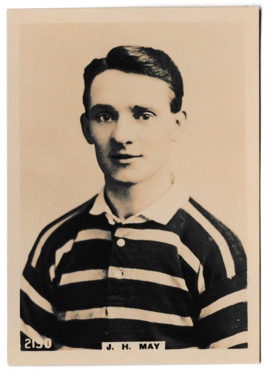 Phillips (Godfrey) - 'Pinnace Footballers (Large)' (1922) - Card #2190 - J.H. May (Huddersfield) Phillips (Godfrey) - 'Pinnace Footballers (Large)' (1922) - Card #2190 - J.H. May (Huddersfield)